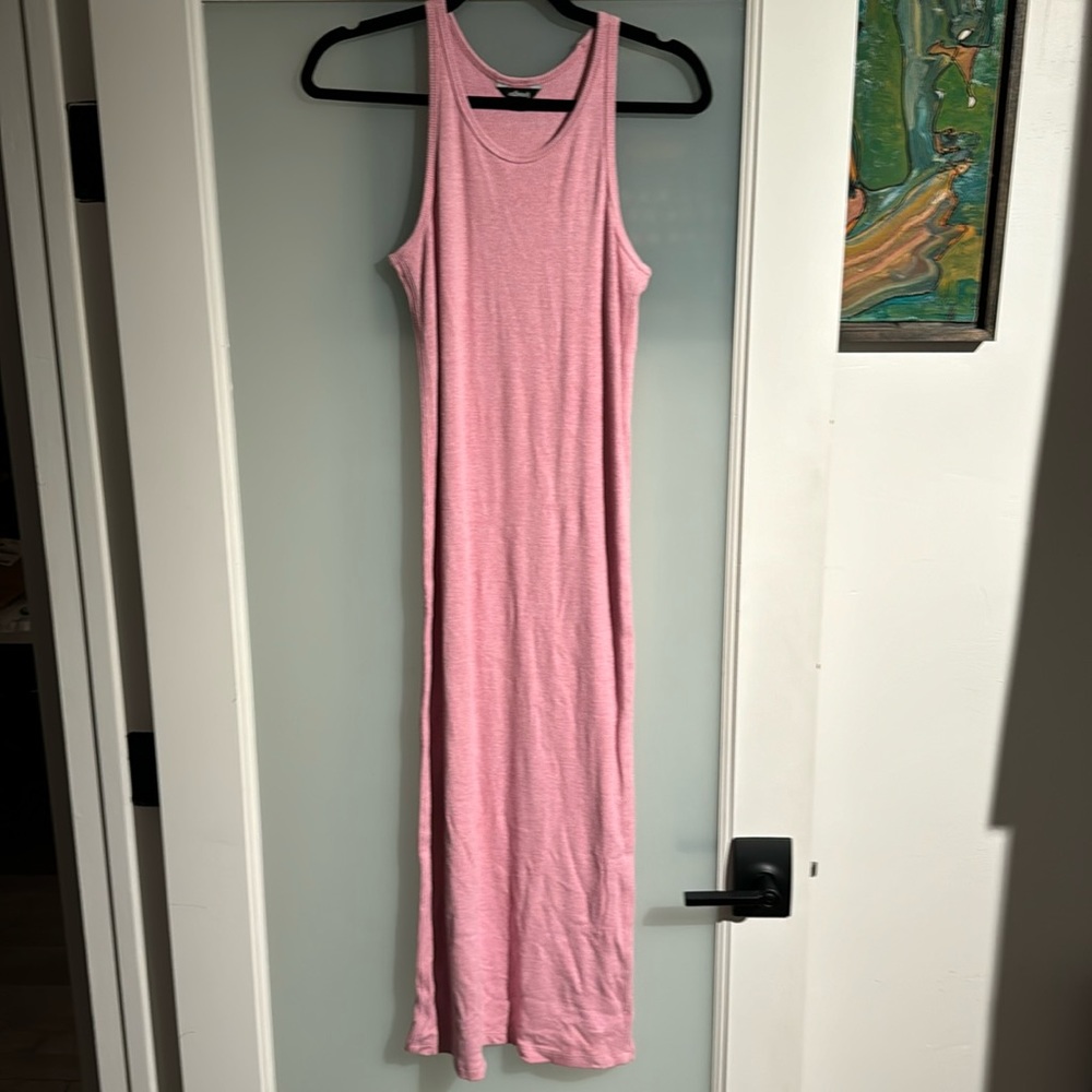 Pink Allbirds Long ribbed dress
